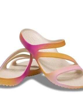 CROCS Kadee 2 Strappy Sandals- Tropical Ombre